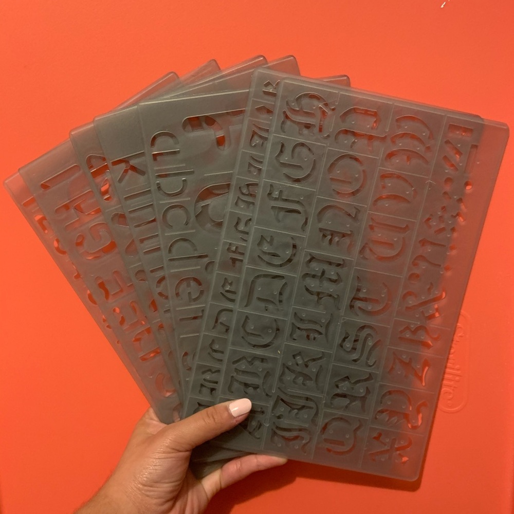 🤍 7 Letter Stencils 🤍